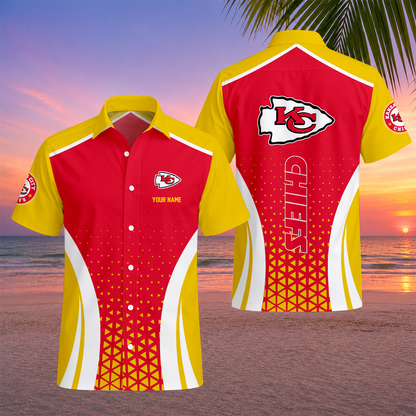 LIMITED EDITION - NEW CUSTOMIZED NFL01 KCC KANSAS CITY CHIEFS UNISEX HAWAIIAN SHIRT