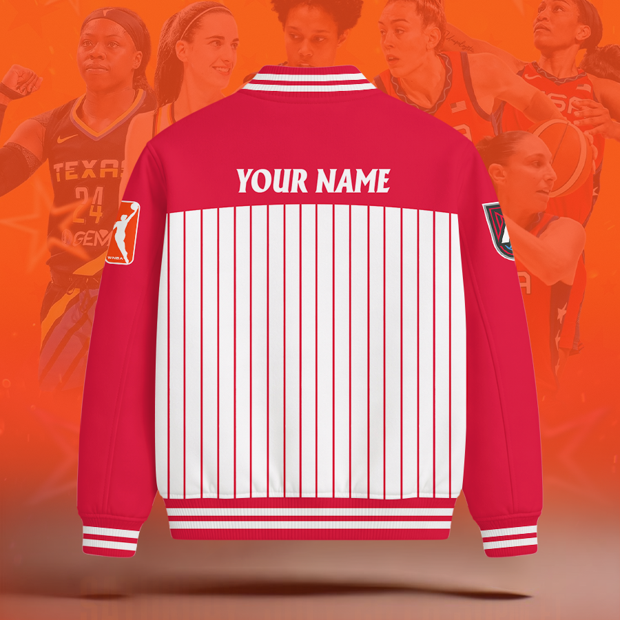 [FAN FAVORITE] NEW CUSTOMIZED WNBA01 ALD ATLANTA DREAM BASEBALL JACKET
