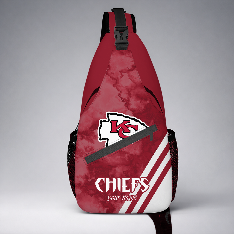 [SPECIAL OFFER] NEW CUSTOMIZED NFL01 KCC KANSAS CITY CHIEFS SLING BAG