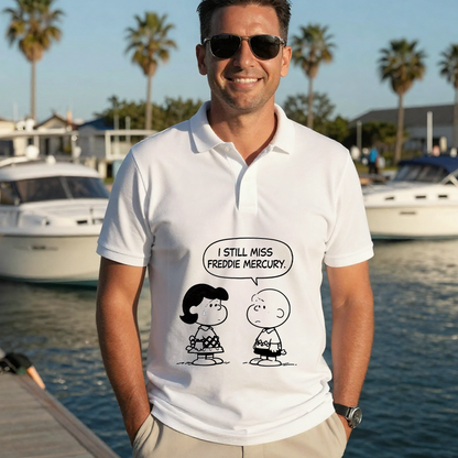 [FAN EXCLUSIVE] NEW CUSTOMIZED FREDDIE MERCURY POLO SHIRT