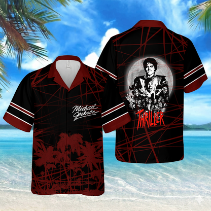 [FAN EXCLUSIVE] NEW CUSTOMIZED MICHAEL JACKSON UNISEX HAWAIIAN SHIRT