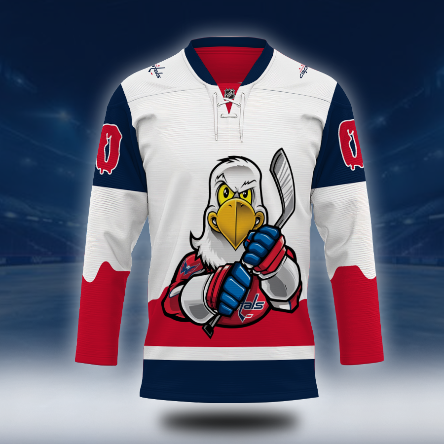 LIMITED EDITION - NEW CUSTOMIZED NHL10 WCP WASHINGTON CAPITALS UNISEX HOCKEY JERSEY