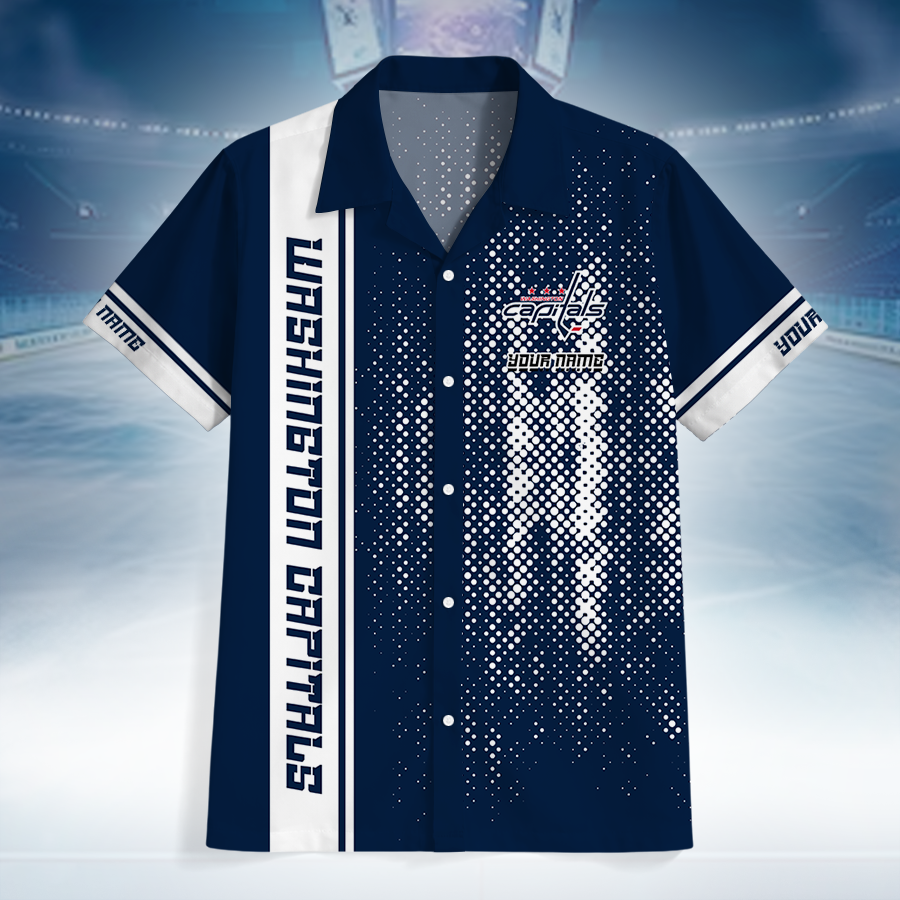 LIMITED EDITION - NEW CUSTOMIZED NHL10 WCP WASHINGTON CAPITALS UNISEX HAWAIIAN SHIRT