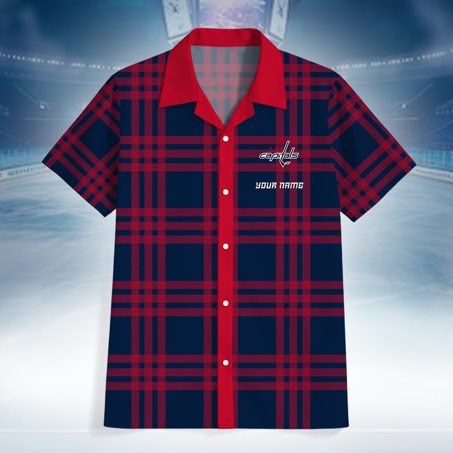 LIMITED EDITION - NEW CUSTOMIZED NHL10 WCP WASHINGTON CAPITALS UNISEX HAWAIIAN SHIRT