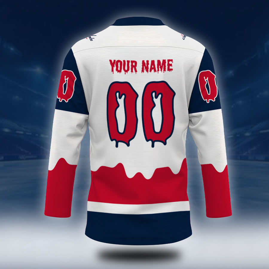 LIMITED EDITION - NEW CUSTOMIZED NHL10 WCP WASHINGTON CAPITALS UNISEX HOCKEY JERSEY