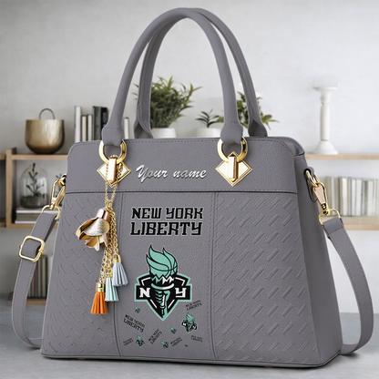 [FAN FAVORITE] NEW CUSTOMIZED WNBA10 NYL NEW YORK LIBERTY MULTICOLOR HANDBAG
