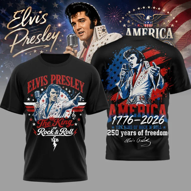 [FAN FAVORITE] NEW CUSTOMIZED ELVIS PRESLEY MULTICOLOR T-SHIRT