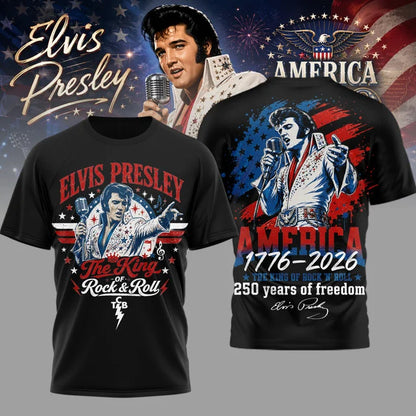 [FAN FAVORITE] NEW CUSTOMIZED ELVIS PRESLEY MULTICOLOR T-SHIRT