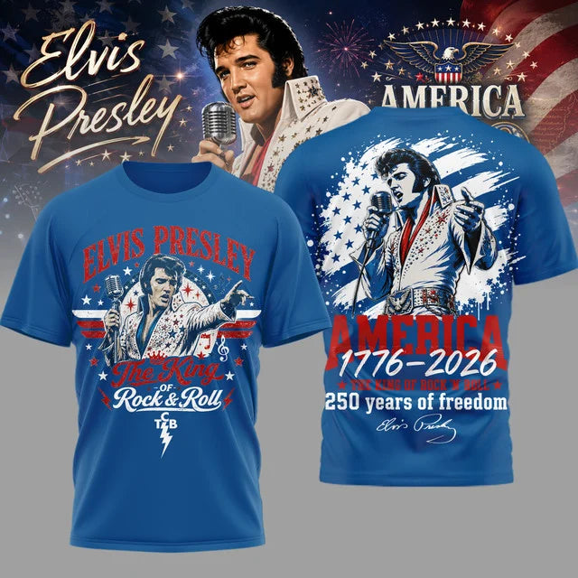 [FAN FAVORITE] NEW CUSTOMIZED ELVIS PRESLEY MULTICOLOR T-SHIRT