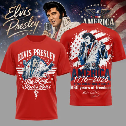 [FAN FAVORITE] NEW CUSTOMIZED ELVIS PRESLEY MULTICOLOR T-SHIRT