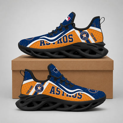 ELITE EDITION - NEW CUSTOMIZED MLB10 HAS HOUSTON ASTROS MAX SOUL SHOES