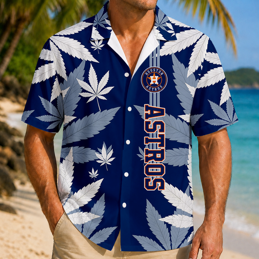 LIMITED EDITION - NEW CUSTOMIZED MLB10 HAS HOUSTON ASTROS UNISEX HAWAIIAN SHIRT