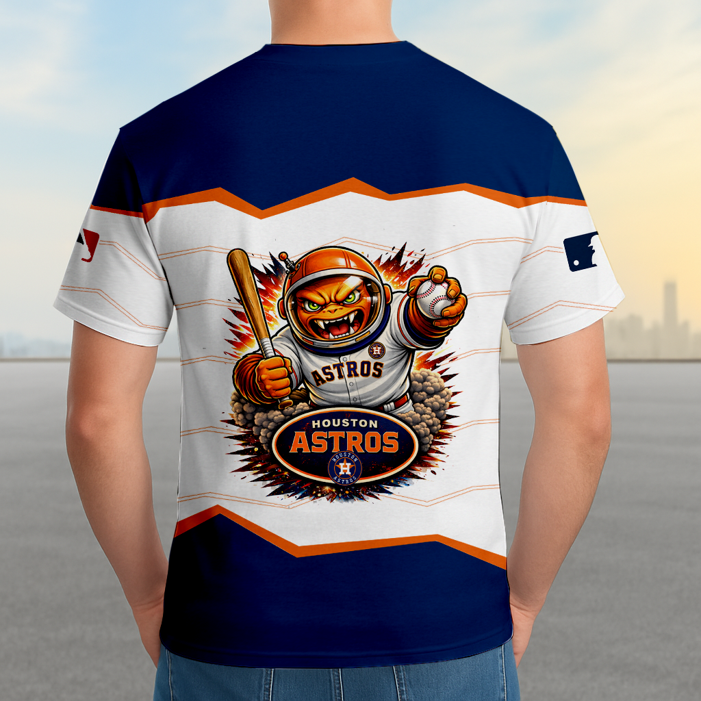 LIMITED EDITION - NEW CUSTOMIZED MLB10 HAS HOUSTON ASTROS UNISEX T-SHIRT, SWEASHIRTS, HOODIE & JACKETS