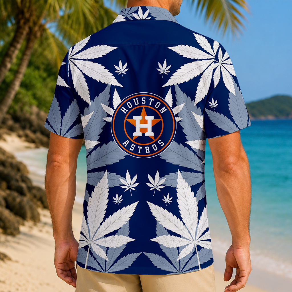 LIMITED EDITION - NEW CUSTOMIZED MLB10 HAS HOUSTON ASTROS UNISEX HAWAIIAN SHIRT