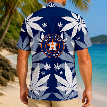 LIMITED EDITION - NEW CUSTOMIZED MLB10 HAS HOUSTON ASTROS UNISEX HAWAIIAN SHIRT