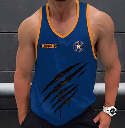 VIRAL EDITION - NEW CUSTOMIZED MLB10 HOUSTON ASTROS UNISEX TANK TOP
