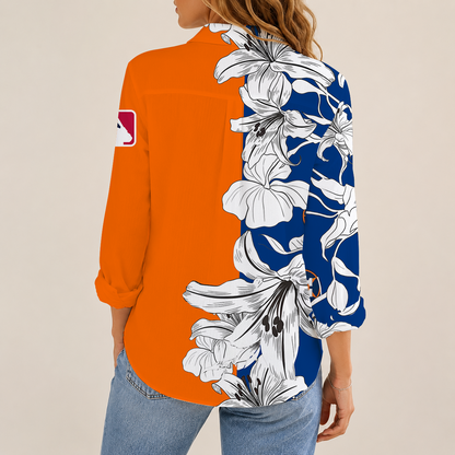 [FLASH SALE] NEW CUSTOMIZED MLB10 HAS HOUSTON ASTROS WOMEN CASUAL SHIRT