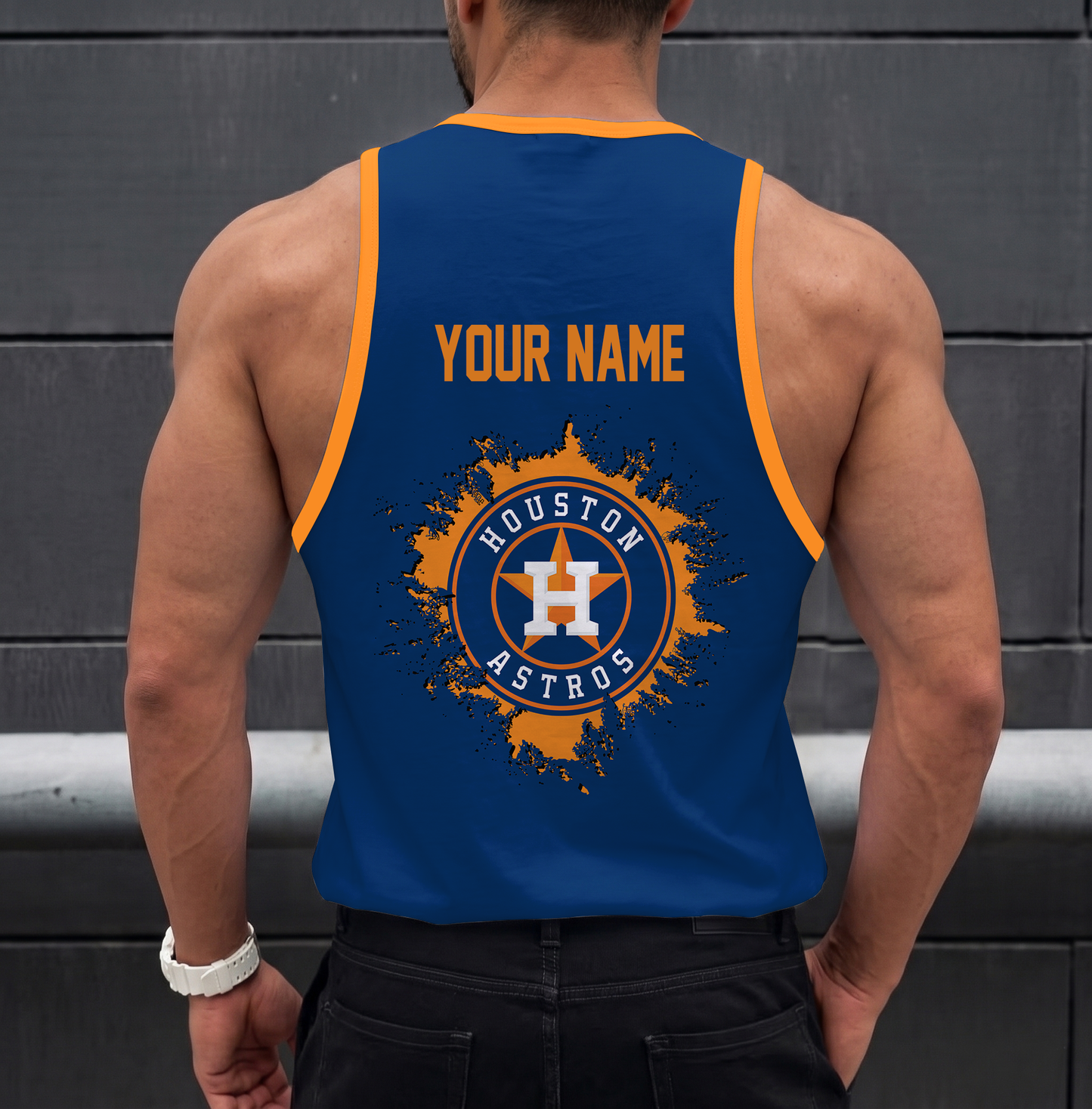 VIRAL EDITION - NEW CUSTOMIZED MLB10 HOUSTON ASTROS UNISEX TANK TOP