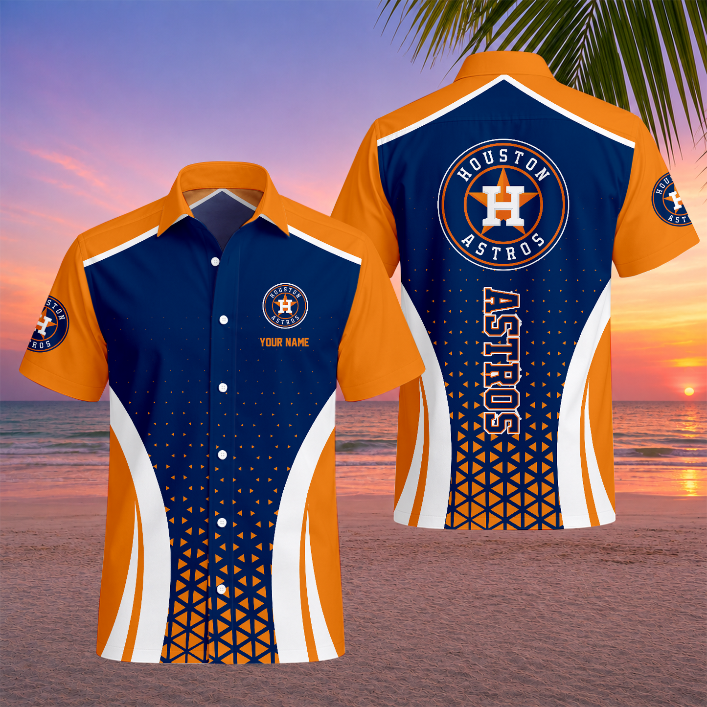 LIMITED EDITION - NEW CUSTOMIZED MLB10 HAS HOUSTON ASTROS UNISEX HAWAIIAN SHIRT