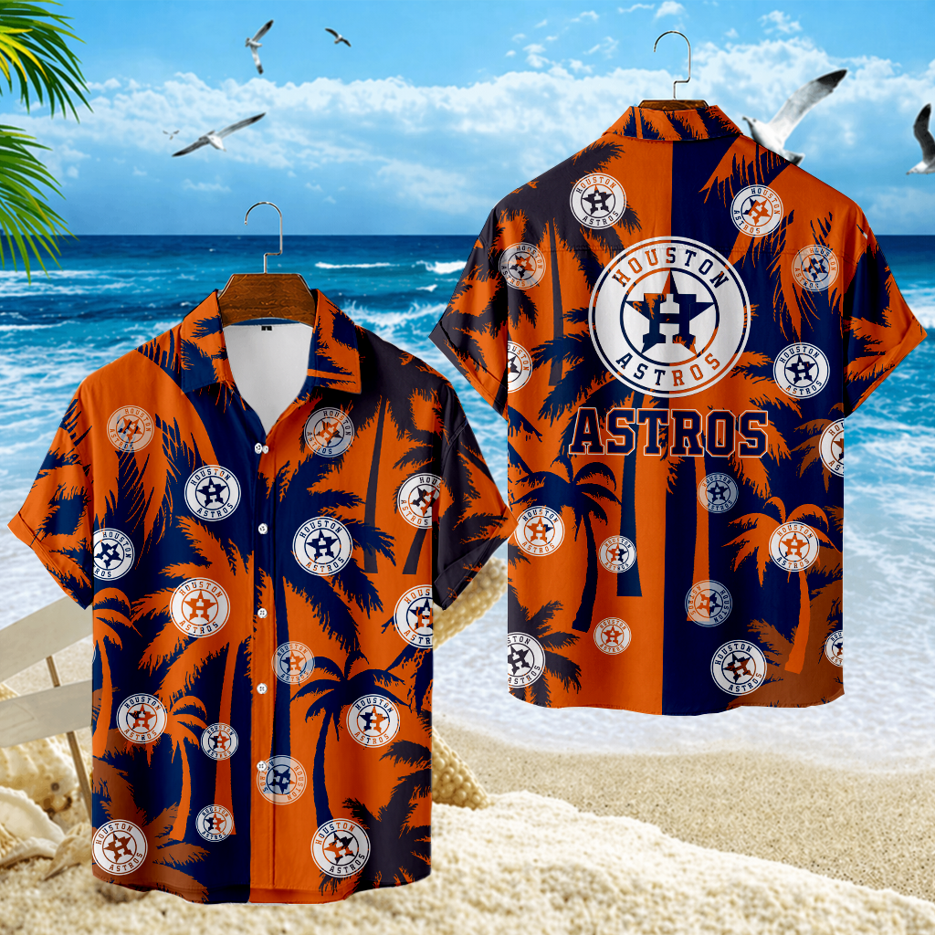 LIMITED EDITION - NEW CUSTOMIZED MLB10 HAS HOUSTON ASTROS UNISEX HAWAIIAN SHIRT