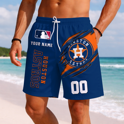 LIMITED EDITION - NEW PREMIUM MLB10 HAS HOUSTON ASTROS SHORT PANTS