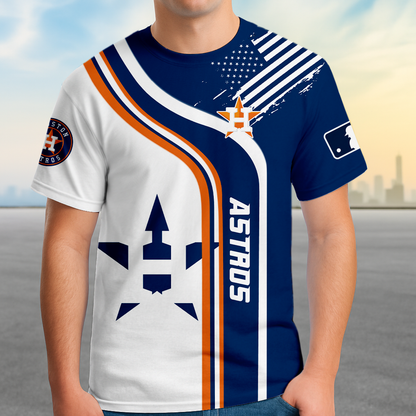 ELITE EDITION - NEW CUSTOMIZED MLB10 HAS HOUSTON ASTROS POLO SHIRT, ZIP POLO SHIRT & T-SHIRTS