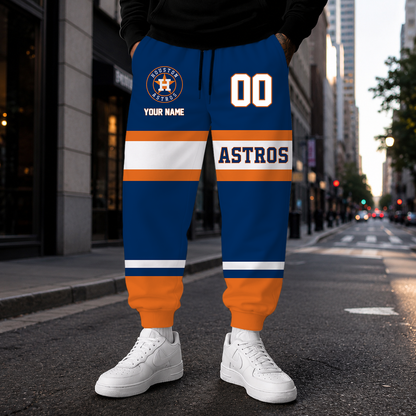 VIRAL EDITION - NEW CUSTOMIZED MLB10 HAS HOUSTON ASTROS SWEATPANTS