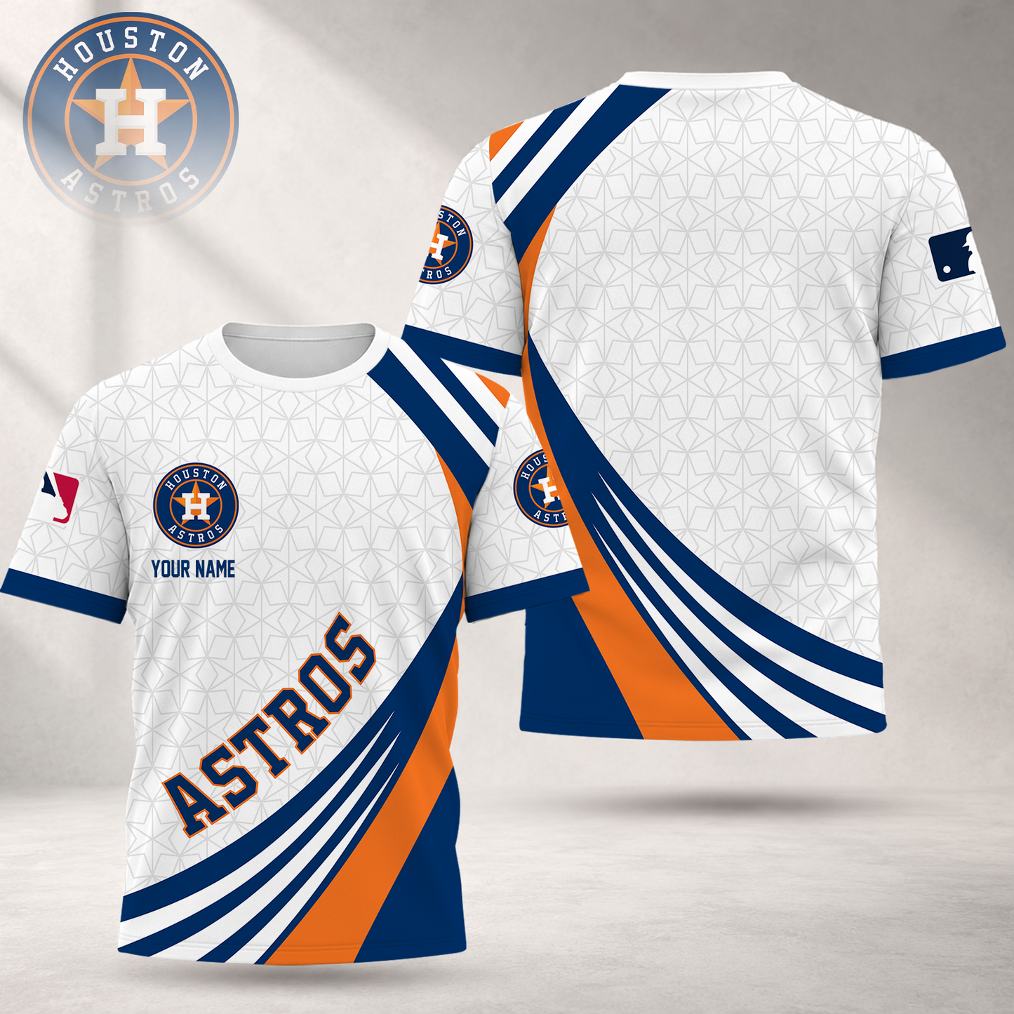 LIMITED EDITION - NEW CUSTOMIZED MLB10 HAS HOUSTON ASTROS T-SHIRT, POLO SHIRT, ZIP POLO SHIRT, SWEATSHIRT, HOODIE & ZIP HOODIE