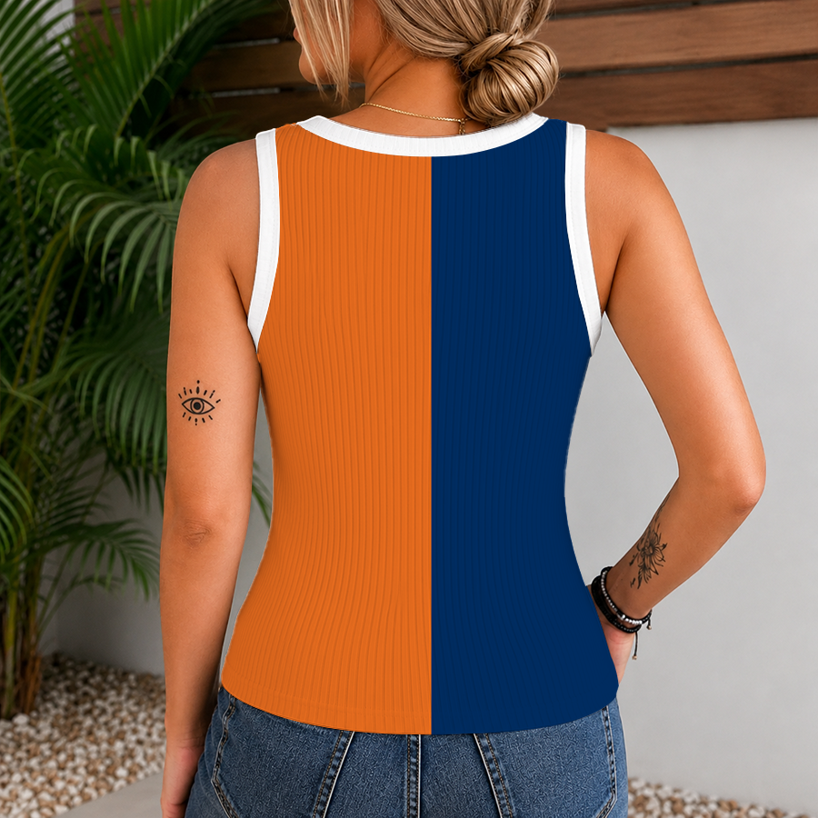 [FLASH SALE] NEW CUSTOMIZED MLB10 HAS HOUSTON ASTROS WOMEN'S V-NECK TANK TOP