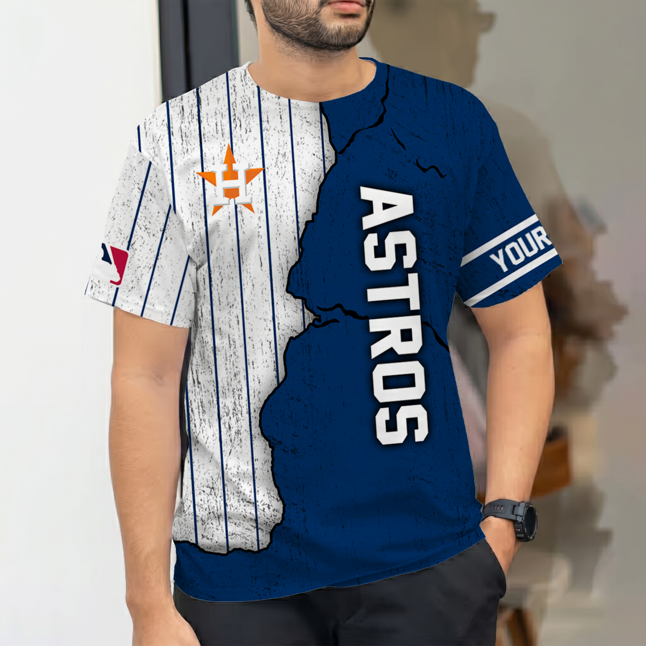 LIMITED EDITION - NEW CUSTOMIZED MLB10 HAS HOUSTON ASTROS T-SHIRT, HOODIE, ZIP HOODIE