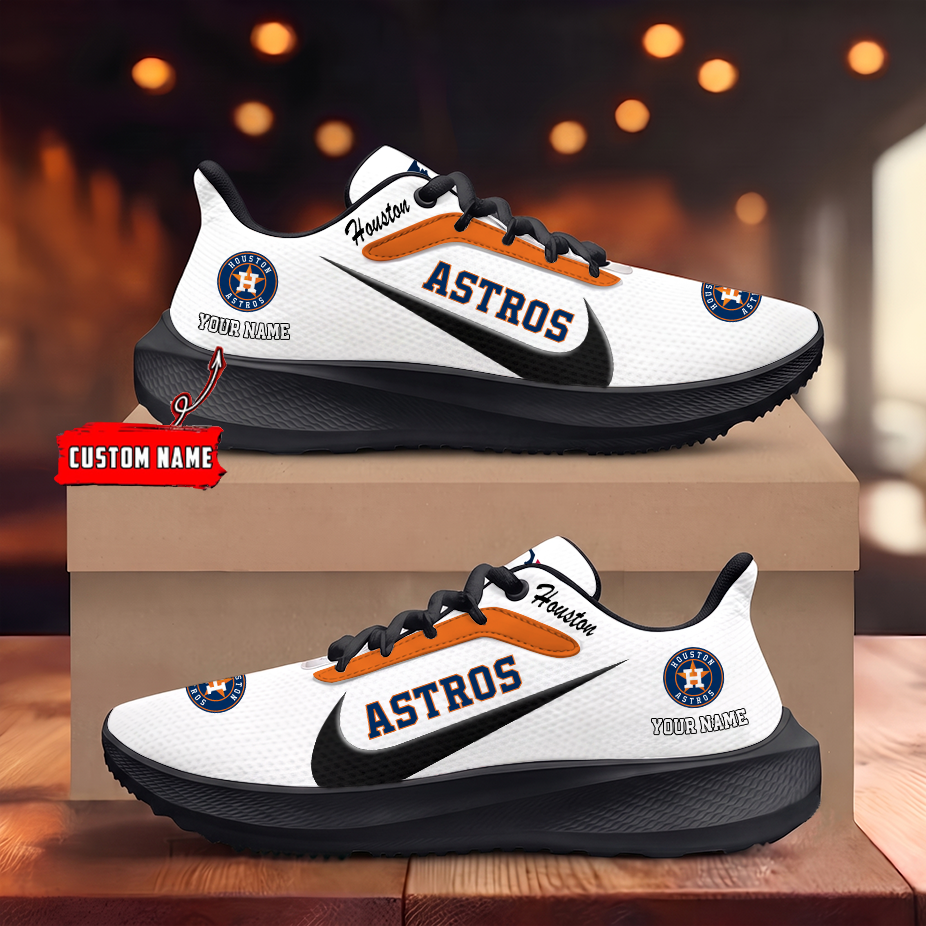 [FLASH SALE] NEW CUSTOMIZED MLB10 HAS HOUSTON ASTROS ROAD RUNNING SHOES