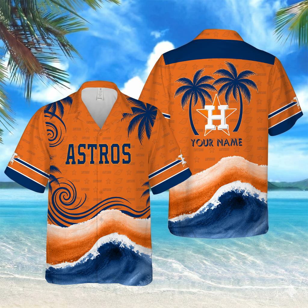 LIMITED EDITION - NEW CUSTOMIZED MLB10 HAS HOUSTON ASTROS UNISEX HAWAIIAN SHIRT
