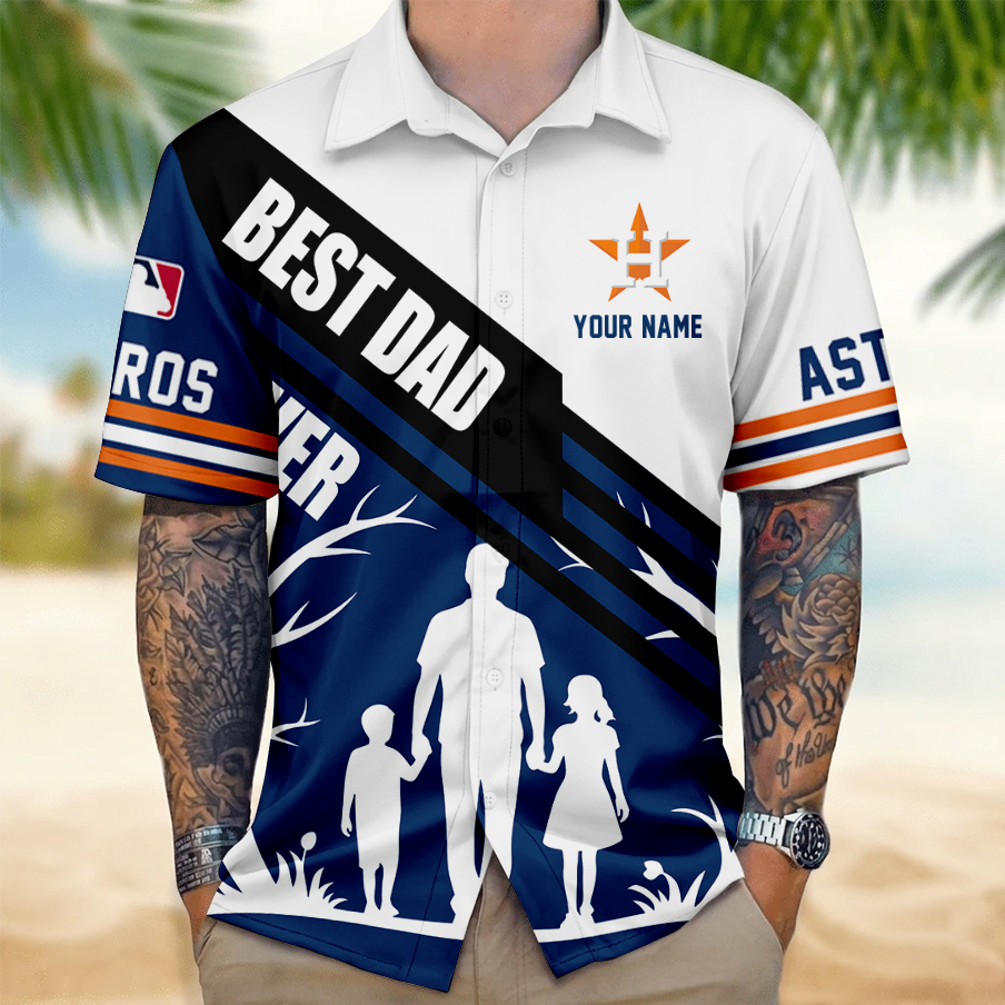 LIMITED EDITION - NEW CUSTOMIZED MLB10 HAS HOUSTON ASTROS UNISEX HAWAIIAN SHIRT