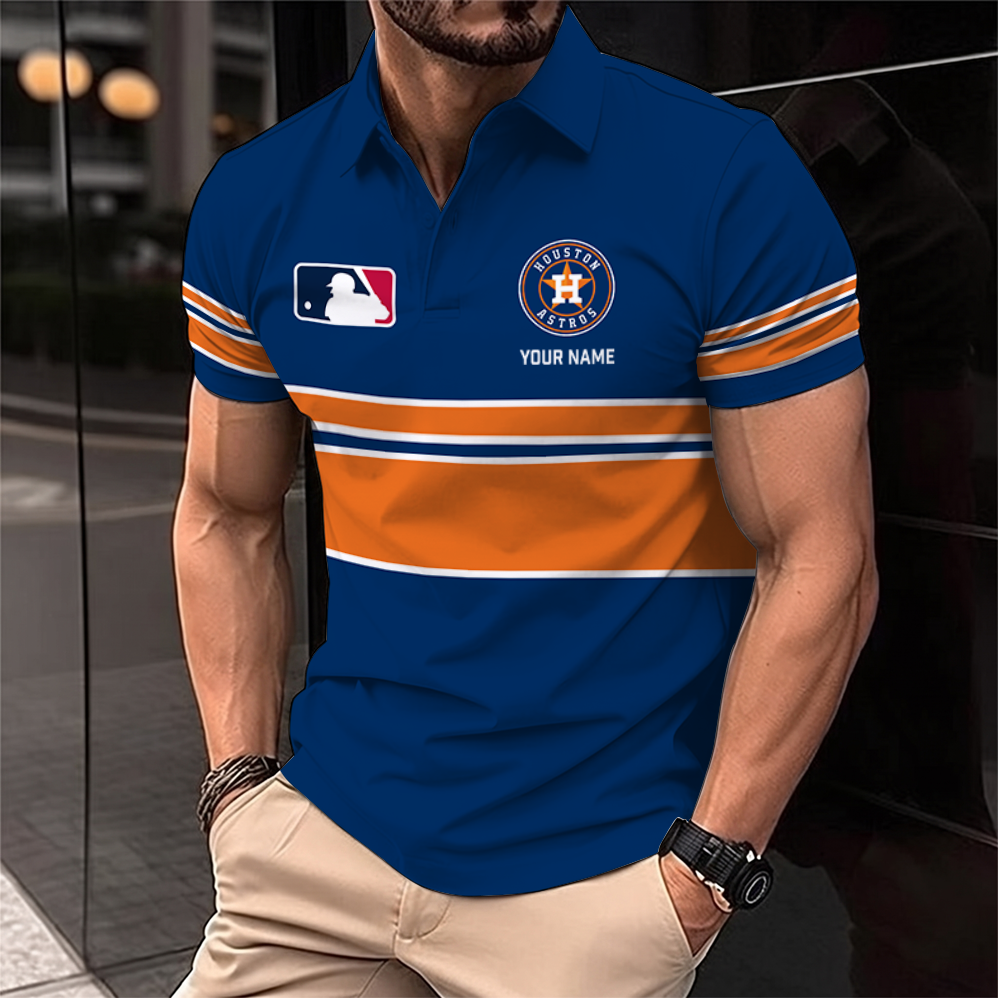 [FLASH SALE] NEW CUSTOMIZED MLB10 HAS HOUSTON ASTROS POLO SHIRT