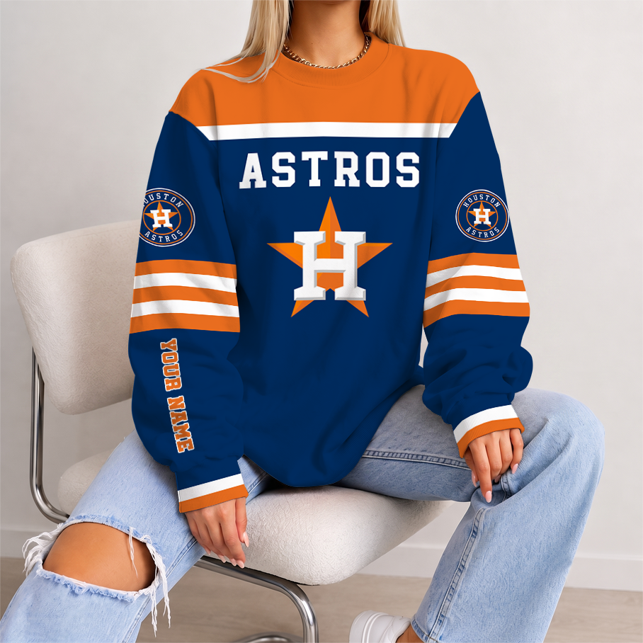 [FLASH SALE] NEW CUSTOMIZED MLB10 HAS HOUSTON ASTROS UNISEX SWEATSHIRT
