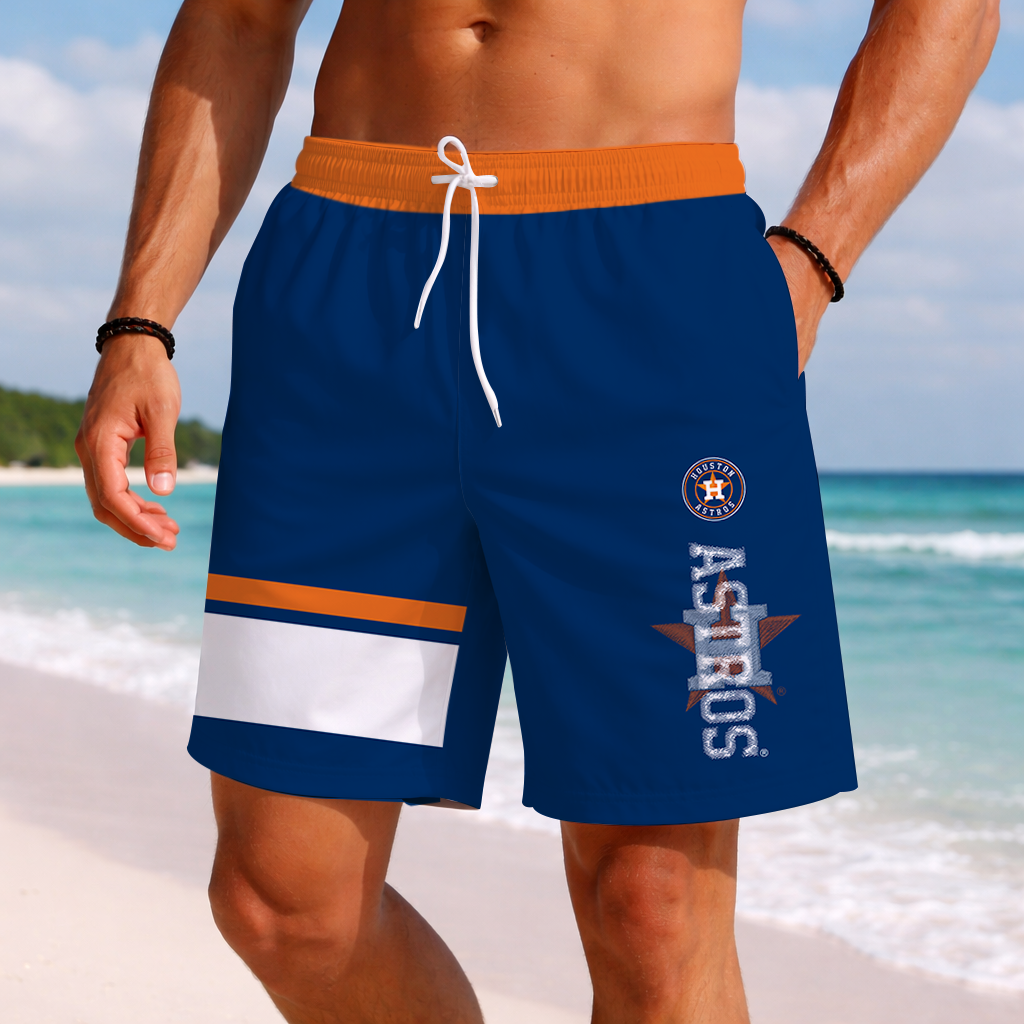 LIMITED EDITION - NEW PREMIUM MLB10 HAS HOUSTON ASTROS BASEBALL SHORT PANTS