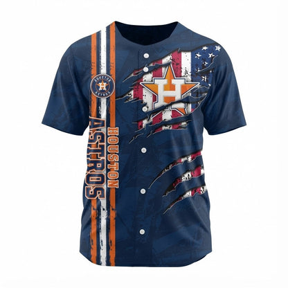 LIMITED EDITION - NEW CUSTOMIZED MLB10 HAS HOUSTON ASTROS BASEBALL JERSEY