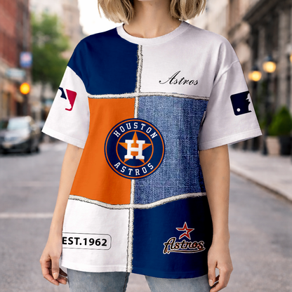 LIMITED EDITION - NEW CUSTOMIZED MLB10 HAS HOUSTON ASTROS UNISEX T-SHIRT, POLO, HOODIE & JACKETS