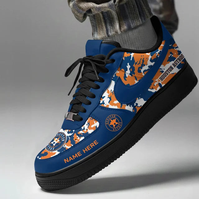 [FLASH SALE] NEW CUSTOMIZED MLB10 HAS HOUSTON ASTROS AF1 SHOES