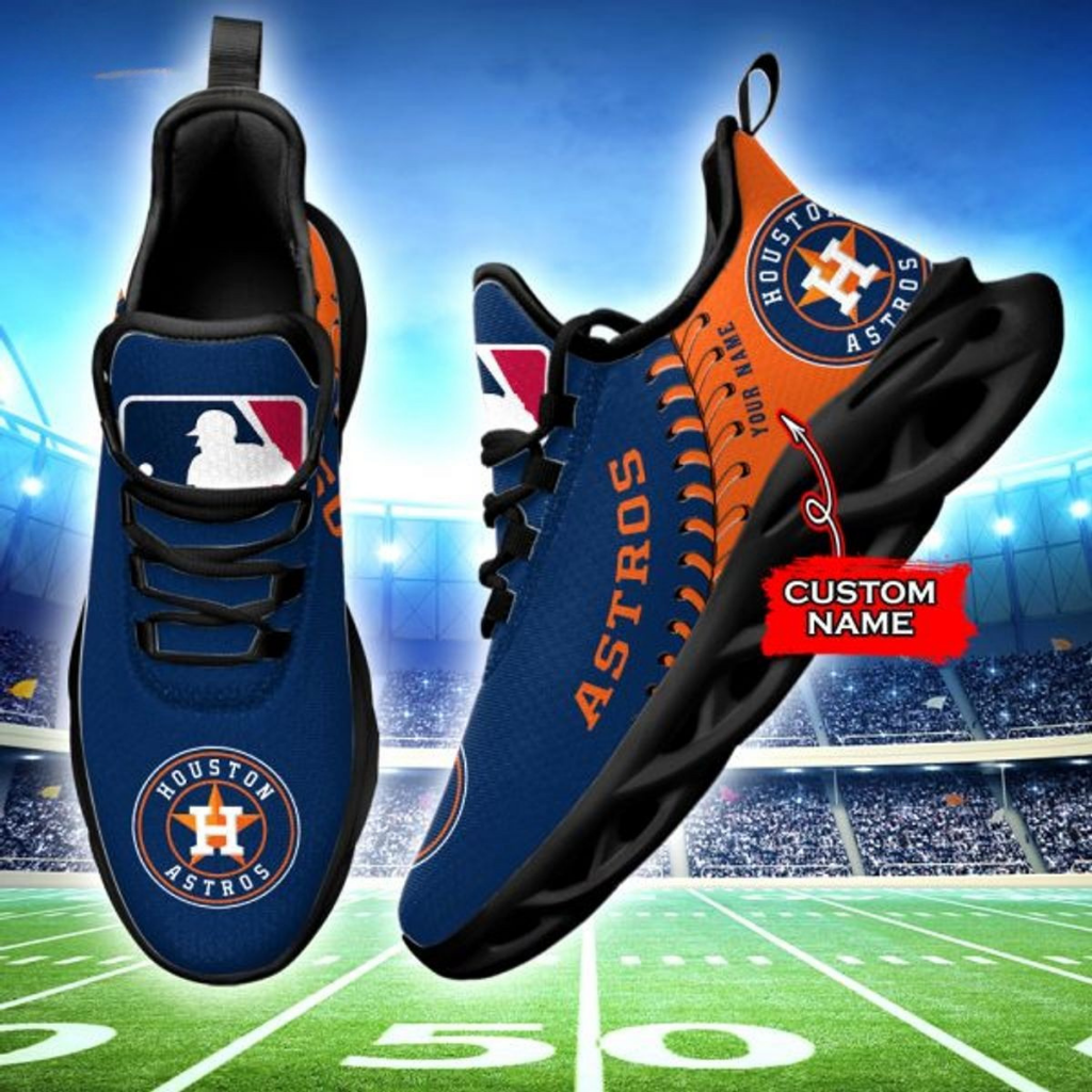 [FLASH SALE] NEW CUSTOMIZED MLB10 HAS HOUSTON ASTROS MAX SOUL SHOES