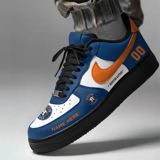 [FLASH SALE] NEW CUSTOMIZED MLB10 HAS HOUSTON ASTROS AF1 SHOES