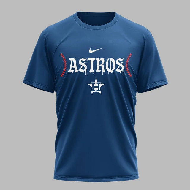 [FLASH SALE] NEW CUSTOMIZED MLB10 HAS HOUSTON ASTROS MUTICOLOR T-SHIRT