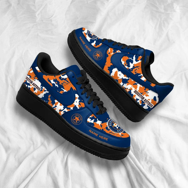 [FLASH SALE] NEW CUSTOMIZED MLB10 HAS HOUSTON ASTROS AF1 SHOES