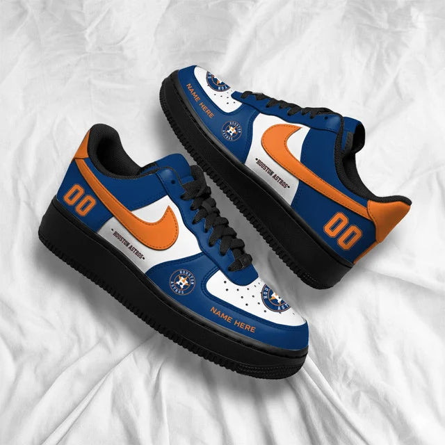 [FLASH SALE] NEW CUSTOMIZED MLB10 HAS HOUSTON ASTROS AF1 SHOES