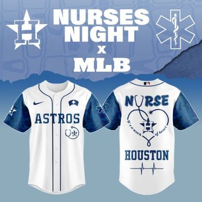 LIMITED EDITION - NEW CUSTOMIZED MLB10 HAS HOUSTON ASTROS BASEBALL JERSEY