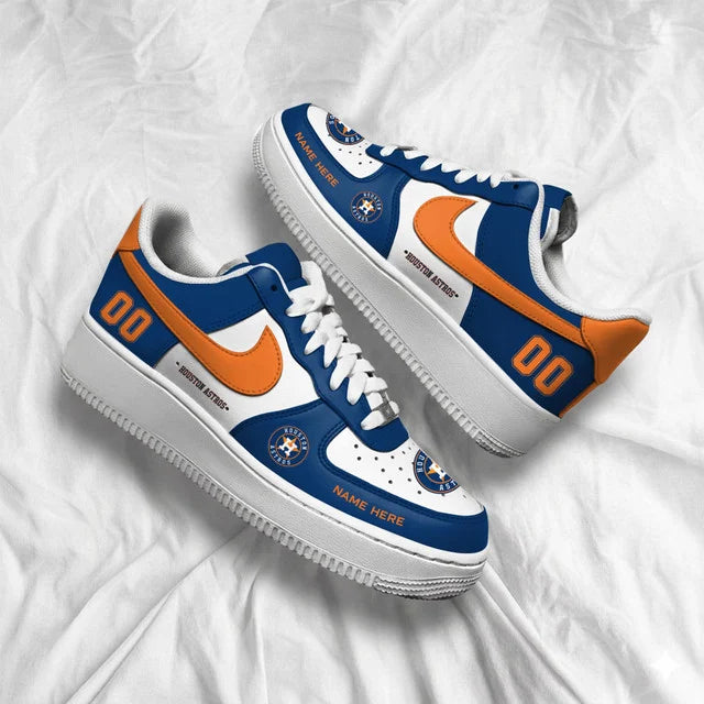 [FLASH SALE] NEW CUSTOMIZED MLB10 HAS HOUSTON ASTROS AF1 SHOES