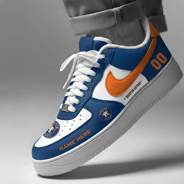 [FLASH SALE] NEW CUSTOMIZED MLB10 HAS HOUSTON ASTROS AF1 SHOES