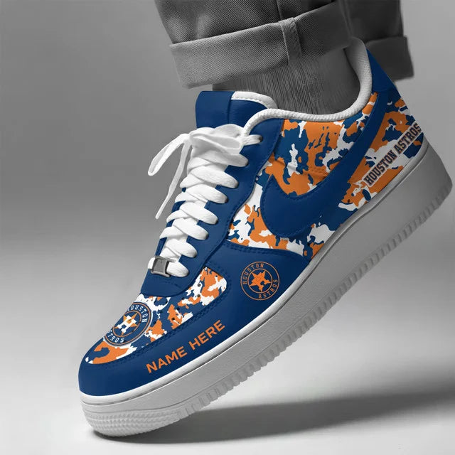 [FLASH SALE] NEW CUSTOMIZED MLB10 HAS HOUSTON ASTROS AF1 SHOES
