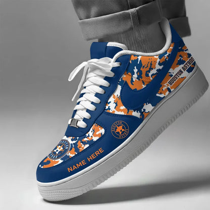 [FLASH SALE] NEW CUSTOMIZED MLB10 HAS HOUSTON ASTROS AF1 SHOES