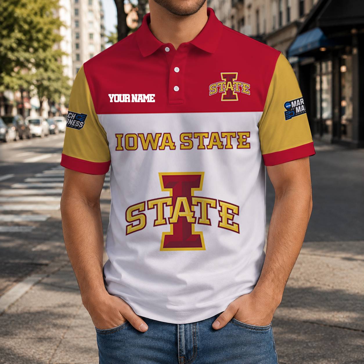 LIMITED EDITION - NEW CUSTOMIZED NCAA MAM10 ISC IOWA STATE CYCLONES T-SHIRT, POLO SHIRT, ZIP POLO SHIRT, SWEATSHIRT, HOODIE & ZIP HOODIE